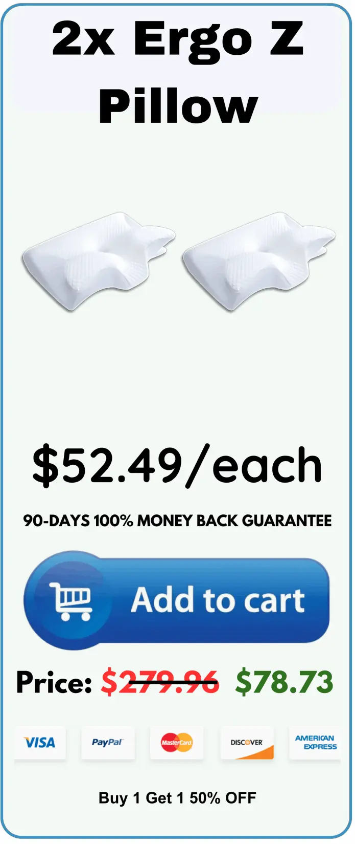 Ergonomic Pillow offer price 