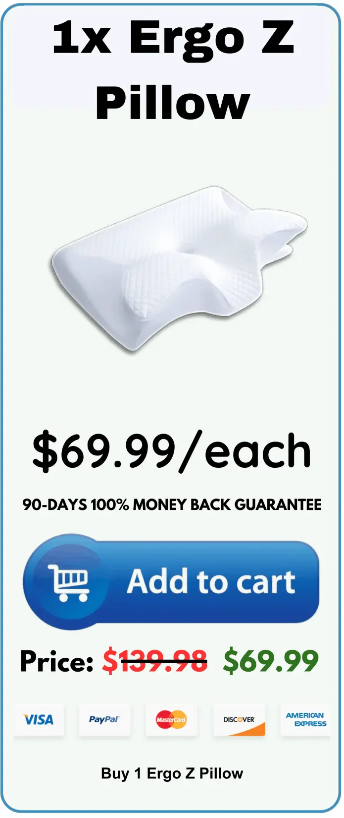 Ergonomic Pillow price 